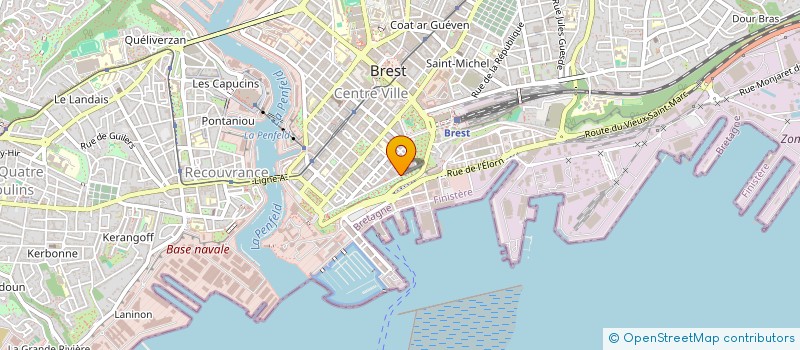 localisation de l'entreprise DUCA à BREST