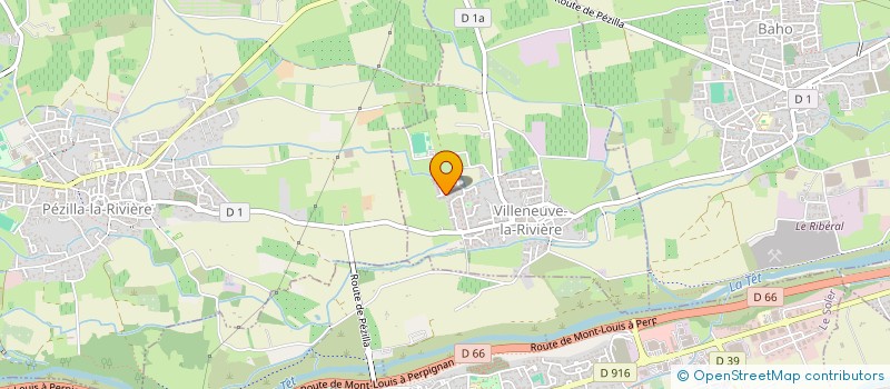 localisation de l'entreprise DUCAL  VILLENEUVE DE LA RIVIERE