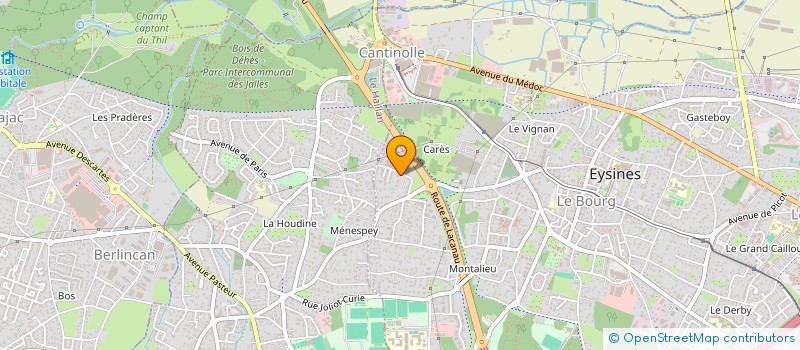 localisation de l'entreprise DUCAL  EYSINES