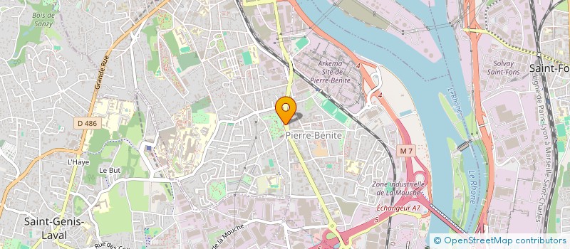 localisation de l'entreprise DUCALA - LES VOYAGES D'UN CAP A L'AUTRE  OULLINS-PIERRE-BENITE