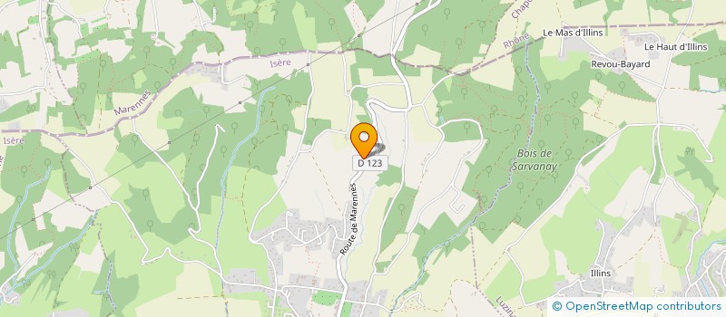 localisation de l'entreprise DUCAMP FINANCES  VILLETTE-DE-VIENNE