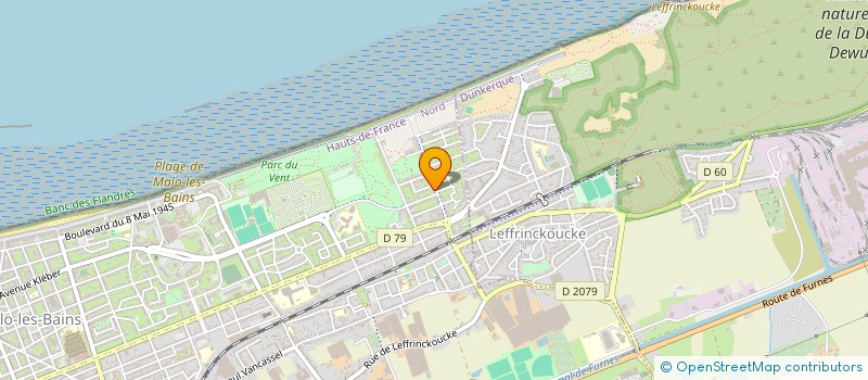 localisation de l'entreprise DUCARIN à DUNKERQUE