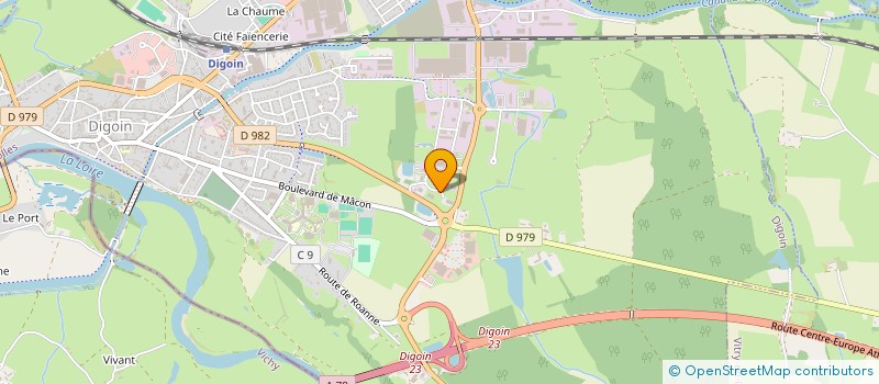 localisation de l'entreprise DUCAROUGE SA à DIGOIN