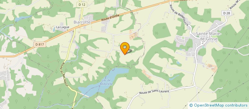 localisation de l'entreprise DUCASSE TP ET TRANSPORTS  BIARROTTE