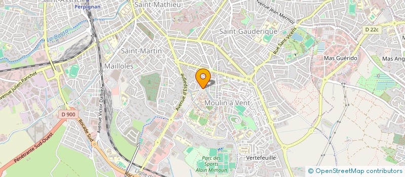 localisation de l'entreprise DUCASSY  PERPIGNAN