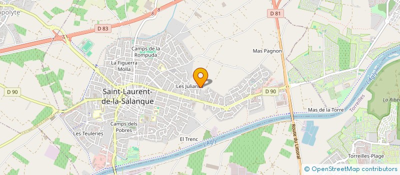 localisation de l'entreprise DUCASSY AND CO  SAINT-LAURENT-DE-LA-SALANQUE