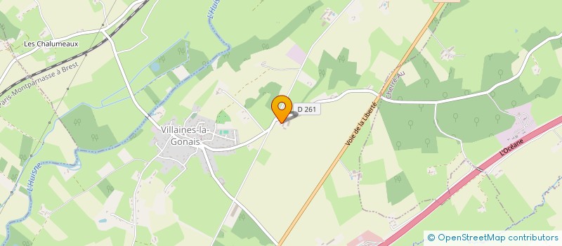 localisation de l'entreprise DUCAT  VILLAINES LA GONAIS