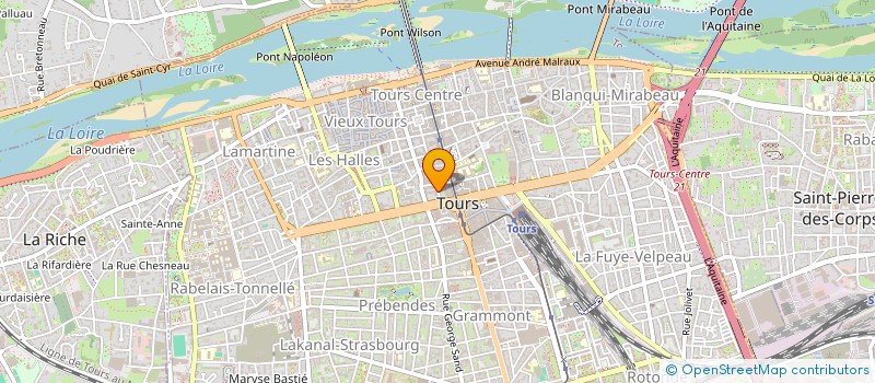 localisation de l'entreprise DUCATEAU  TOURS