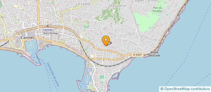 localisation de l'entreprise DUCATEL à CANNES