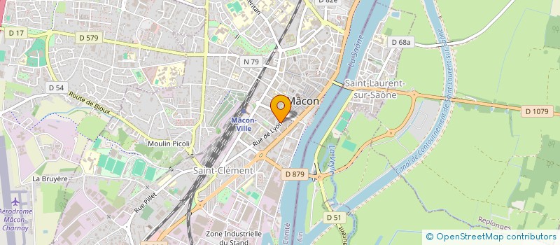 localisation de l'entreprise DUCATRAVAUX à MACON