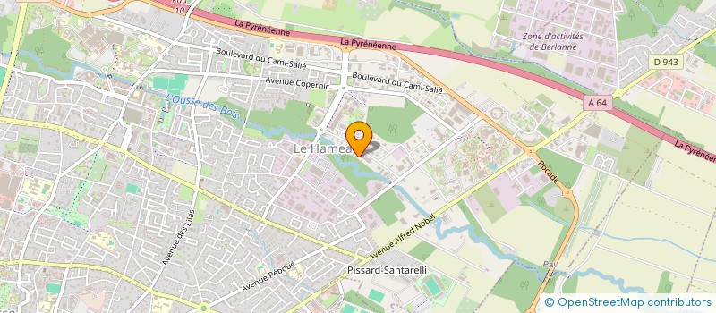 localisation de l'entreprise DUCAU BOURREL à PAU