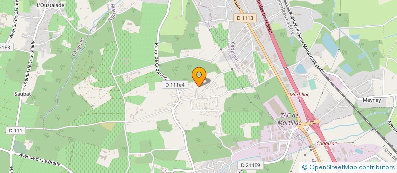 localisation de l'entreprise DUCAU ESTATES  MARTILLAC