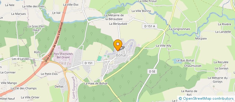 localisation de l'entreprise DUCAUGIC  BOHAL