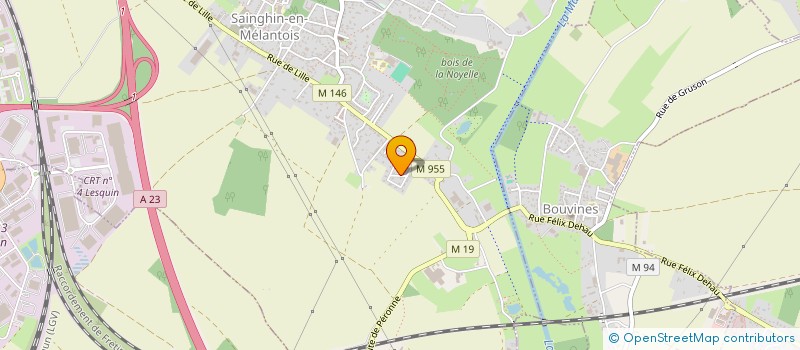 localisation de l'entreprise DUCAUTO  RONCHIN