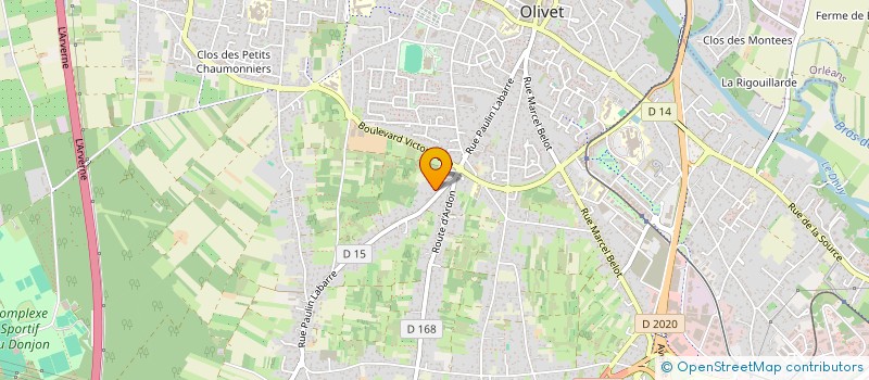 localisation de l'entreprise DUCCI à ORLEANS