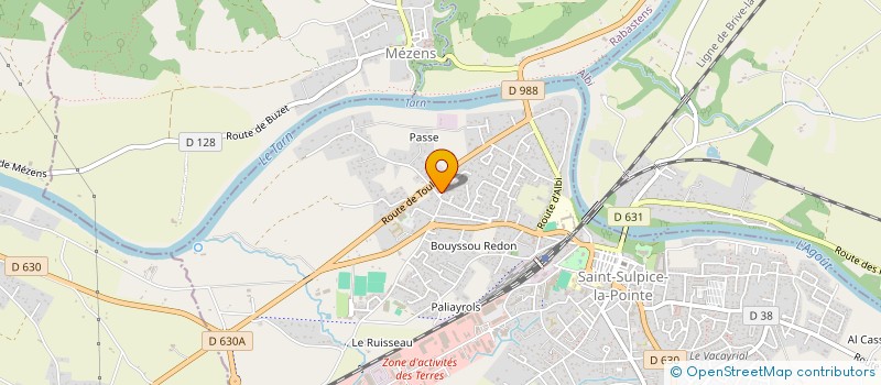 localisation de l'entreprise DUCCOS  SAINT-SULPICE-LA-POINTE