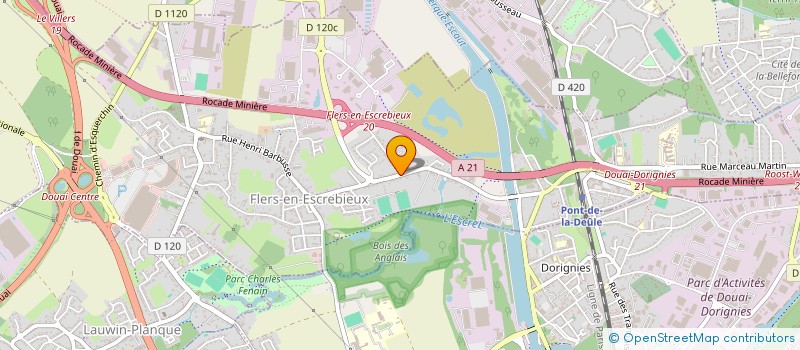 localisation de l'entreprise DUCH'  FLERS-EN-ESCREBIEUX