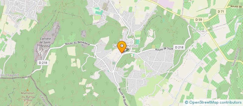 localisation de l'entreprise DUCHAMEAU-ROLLET-DAUVERGNE  SAINT-RESTITUT