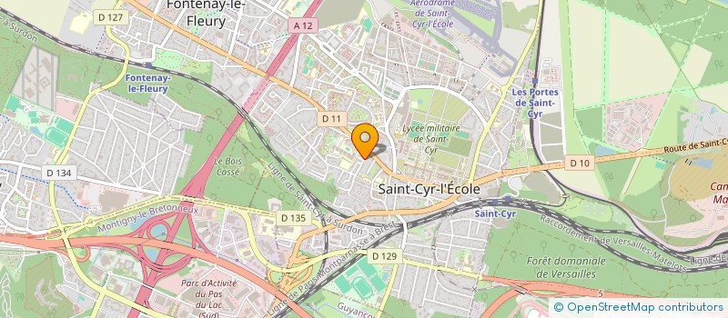 localisation de l'entreprise DUCHAMP-LES JOLIVIERES  SAINT-CYR-L'ECOLE