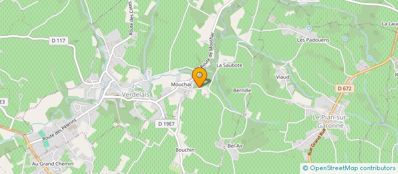 localisation de l'entreprise DUCHAMPS PERE ET FILS  SAINT-MAIXANT