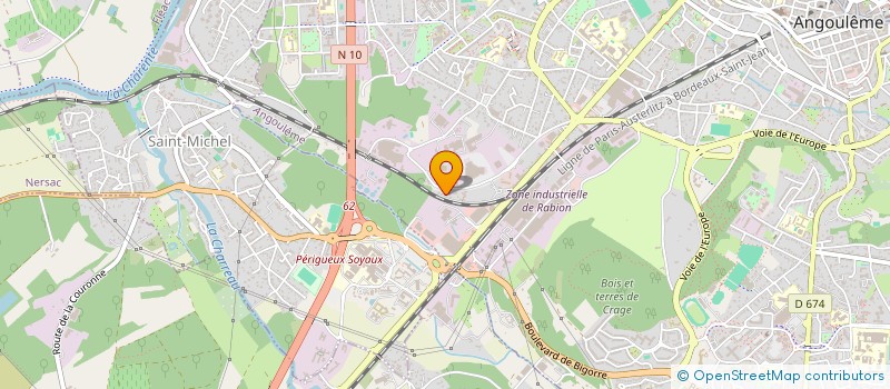 localisation de l'entreprise DUCHANGE à ANGOULEME