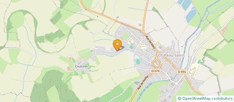 localisation de l'entreprise DUCHANOIS TP à CHATEAU-SALINS