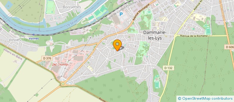 localisation de l'entreprise DUCHARMOY à DAMMARIE-LES-LYS