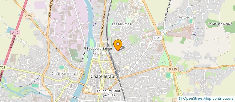 localisation de l'entreprise DUCHARNE IMMOBILIER  CHATELLERAULT