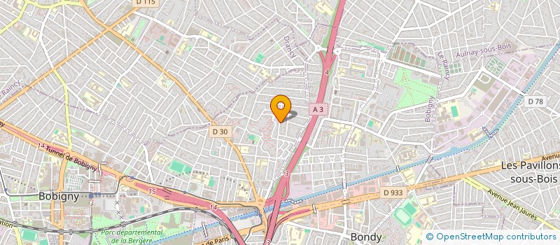 localisation de l'entreprise DUCHATEAU ET FILS à BOBIGNY