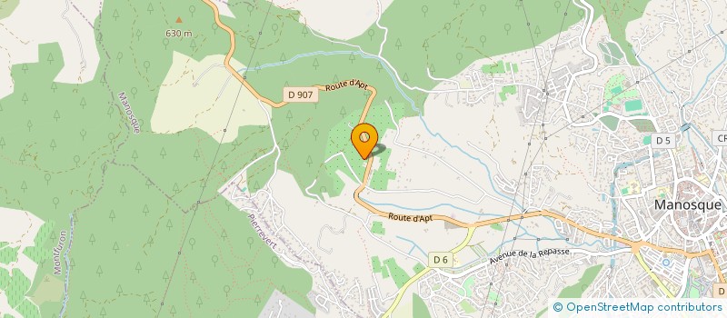 localisation de l'entreprise DUCHATEL ET FILS à MANOSQUE