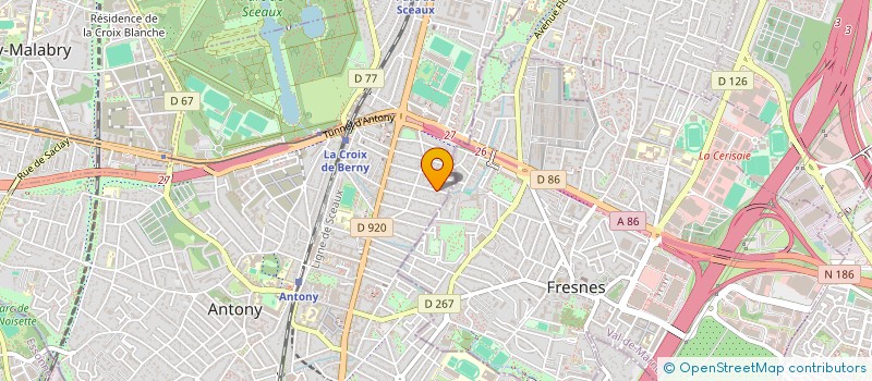localisation de l'entreprise DUCHATELLE INVEST à ANTONY