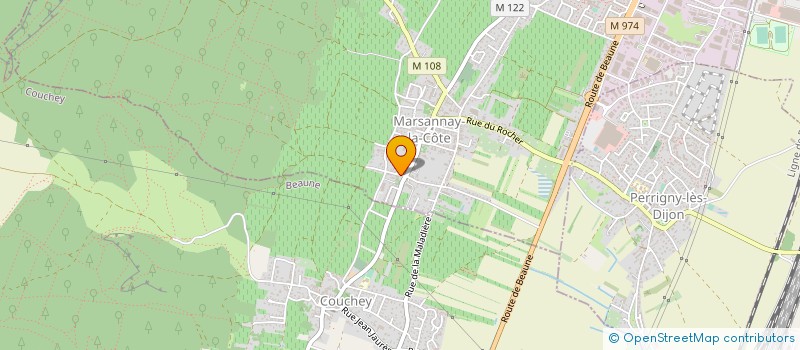 localisation de l'entreprise DUCHE à MARSANNAY-LA-COTE