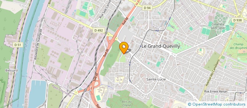 localisation de l'entreprise DUCHE CAPRON  LE GRAND-QUEVILLY