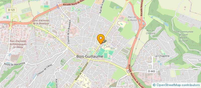 localisation de l'entreprise DUCHEMIN EXPRESS à BOIS-GUILLAUME