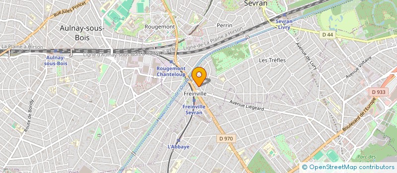 localisation de l'entreprise DUCHENE à SEVRAN