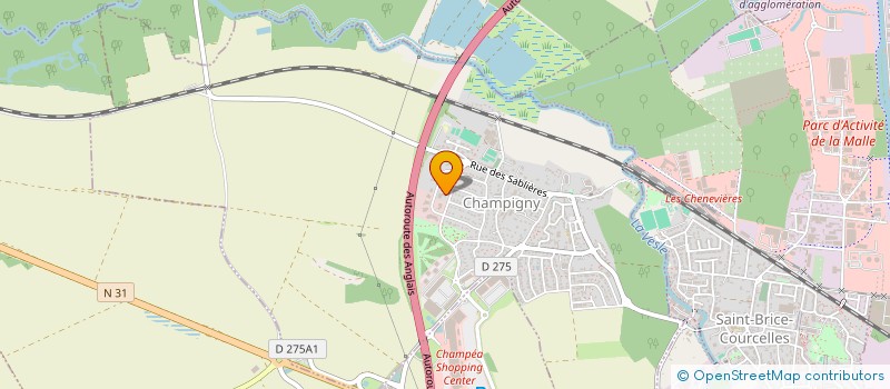 localisation de l'entreprise DUCHENE DANTAS PATRIMOINE  CHAMPIGNY