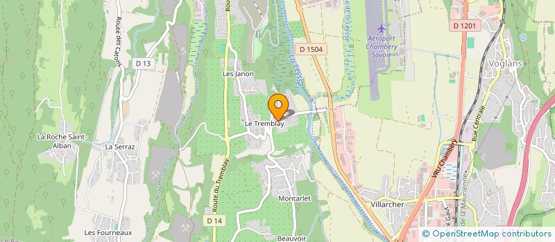 localisation de l'entreprise DUCHENE MEURIAD  LA MOTTE-SERVOLEX