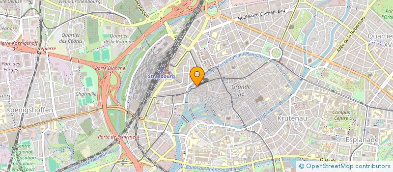 localisation de l'entreprise DUCHENE MOUTIER à STRASBOURG