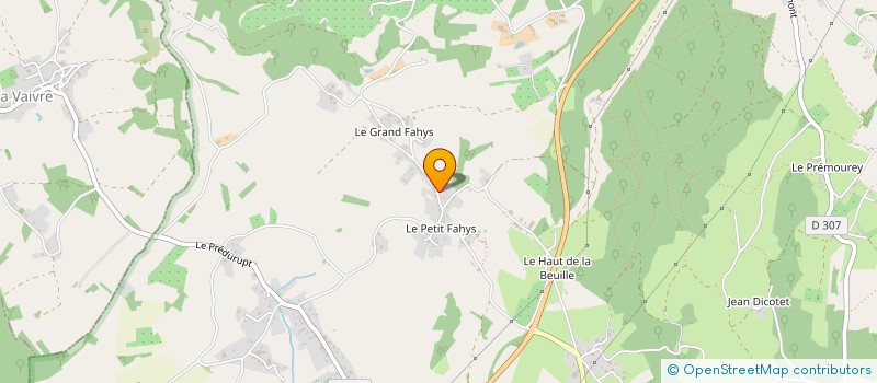 localisation de l'entreprise DUCHENE VERNIER  FOUGEROLLES-SAINT-VALBERT