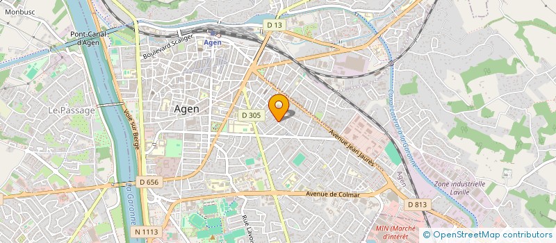 localisation de l'entreprise DUCHER TRAVAUX SPECIAUX  AGEN