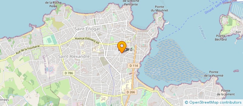 localisation de l'entreprise DUCHESNAY-KOSTANDI  DINARD