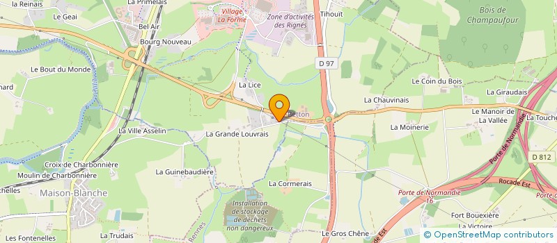 localisation de l'entreprise DUCHESNE à BETTON