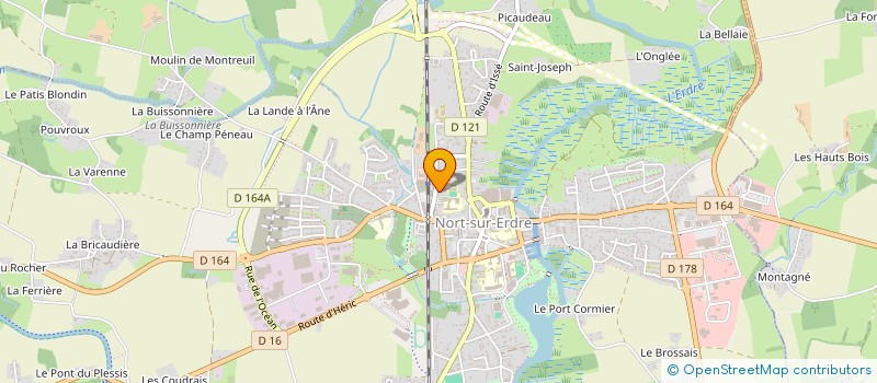 localisation de l'entreprise DUCHESNE  NORT-SUR-ERDRE