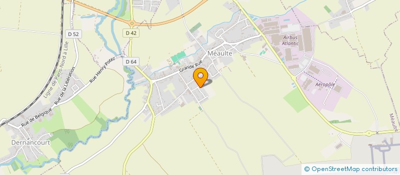 localisation de l'entreprise DUCHESNE  MEAULTE