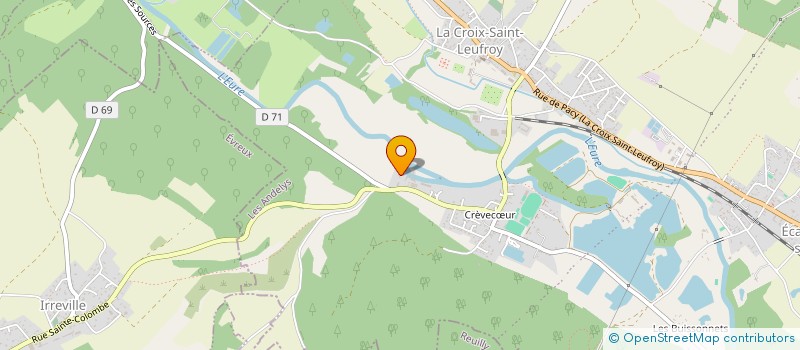 localisation de l'entreprise DUCHESNE DEVELOPPEMENT  CLEF VALLEE D'EURE