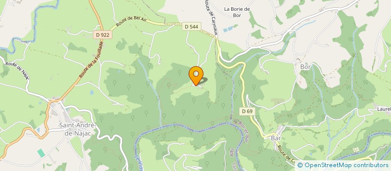 localisation de l'entreprise DUCHESNE GATABIN  NAJAC