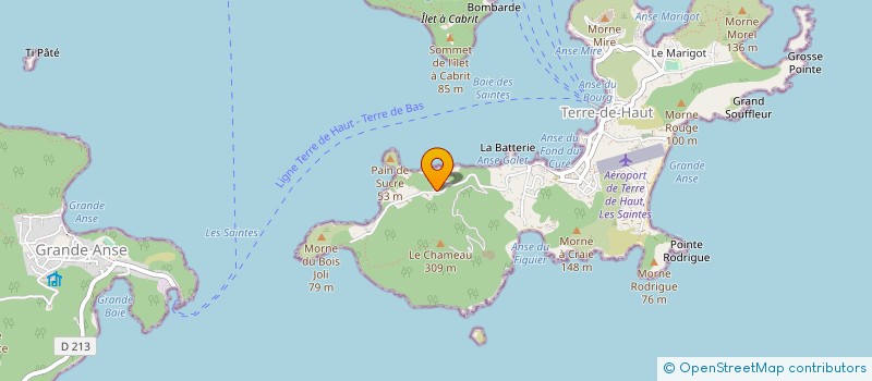 localisation de l'entreprise DUCHESS TOURISME à TERRE-DE-HAUT