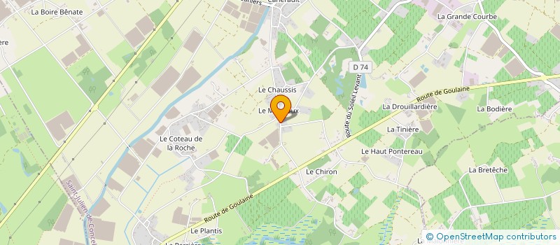 localisation de l'entreprise DUCHESSE ANNE  SAINT-JULIEN-DE-CONCELLES