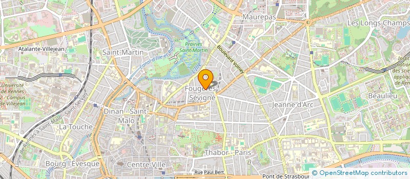 localisation de l'entreprise DUCHESSE ANNE  RENNES