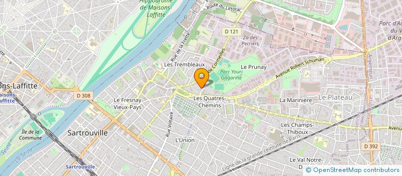 localisation de l'entreprise DUCHESSE BEAUTY  SARTROUVILLE